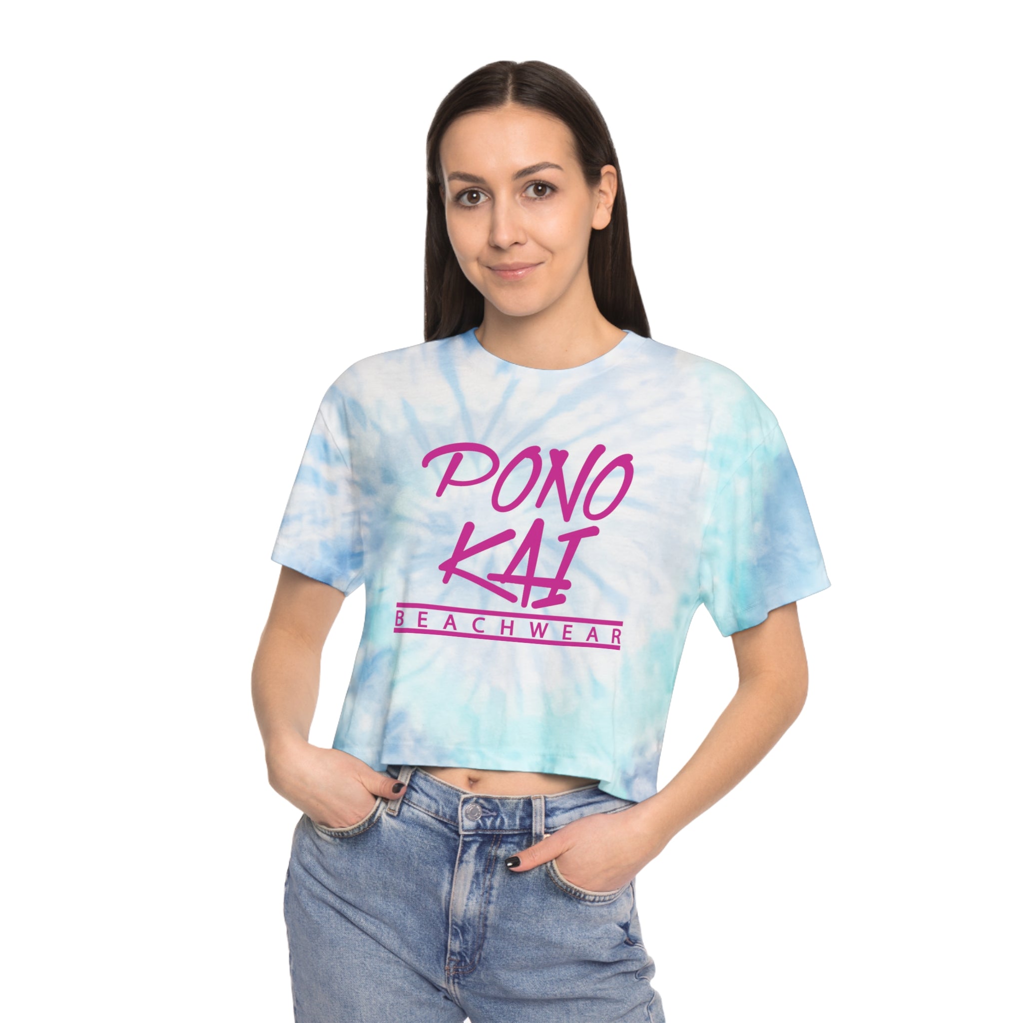 Pono Kai Women's Tie-Dye Crop Tee Beachwear
