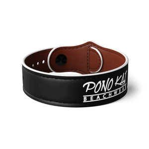 Pono Kai Faux Leather Wristband