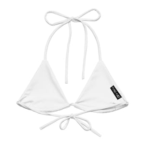 Pono Kai Eco String Bikini Top (BLK Logo)