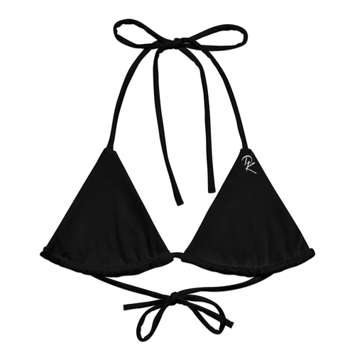 Pono Kai Eco String Bikini Top (WHT Logo)