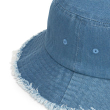 Pono Kai Distressed Denim Bucket Hat