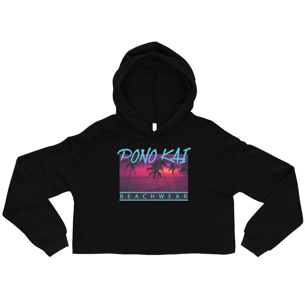 Pono Kai Crop Hoodie (with text on back)