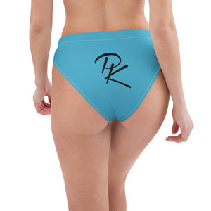 Pono Kai Summer Sky Blue Eco High-Waisted Bikini Bottom