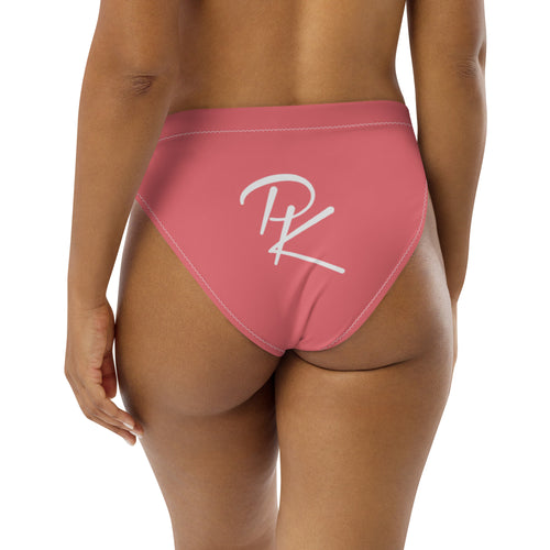 Pono Kai Froly Pink Eco High-Waisted Bikini Bottom