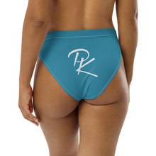 Pono Kai Blue Recycled High-Waisted Bikini Bottom
