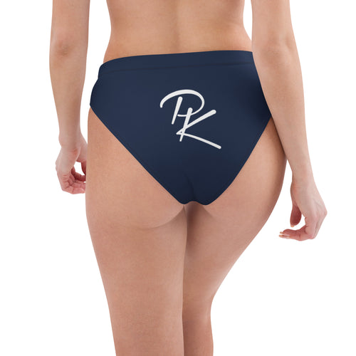 Pono Kai Navy Eco High-Waisted Bikini Bottom