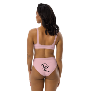 Pono Kai Pink Recycled High-Waisted Bikini Set