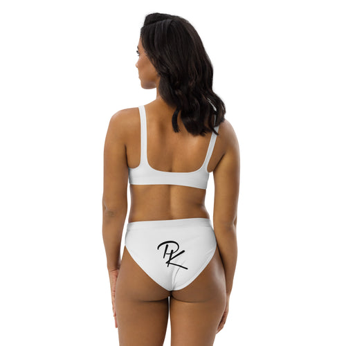 Pono Kai White Eco High-Waisted Bikini Set