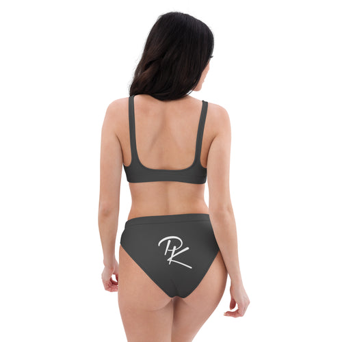 Pono Kai Eclipse Grey Eco High-Waisted Bikini Set