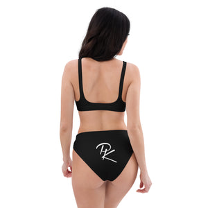 Pono Kai Black Eco High-Waisted Bikini Set