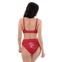 Pono Kai Red Eco High-Waisted Bikini Set