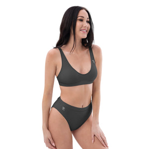Pono Kai Eclipse Grey Eco High-Waisted Bikini Set