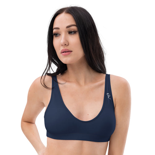 Pono Kai Navy Eco Padded Bikini Top