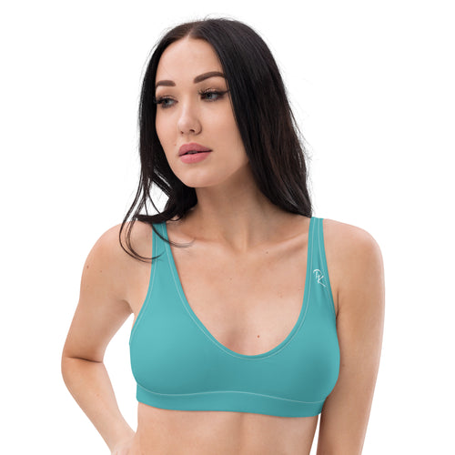 Pono Kai Viking Blue Eco Padded Bikini Top