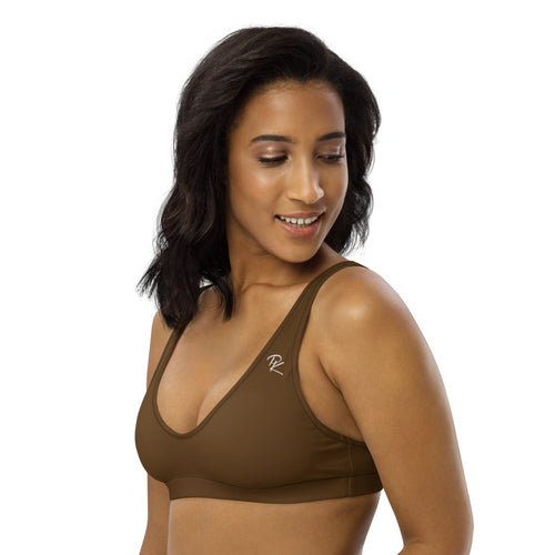 Pono Kai Brown Eco Padded Bikini Top