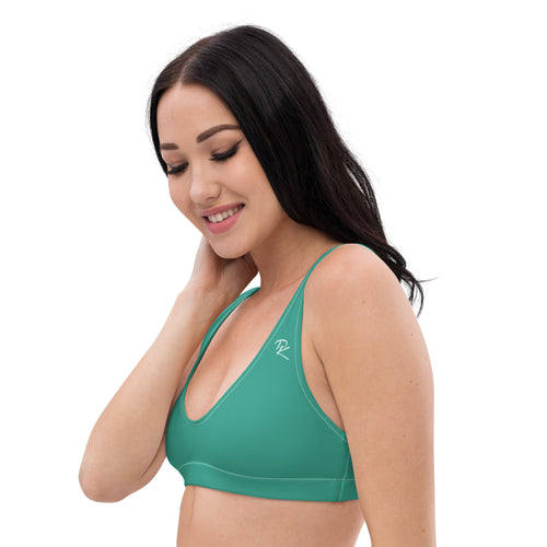 Pono Kai Niagara Green Eco Padded Bikini Top
