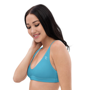 Pono Kai Summer Sky Blue Eco Padded Bikini Top