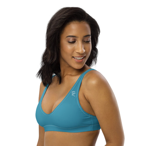 Pono Kai Blue Eco Padded Bikini Top