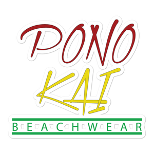 Pono Kai Bubble-free stickers
